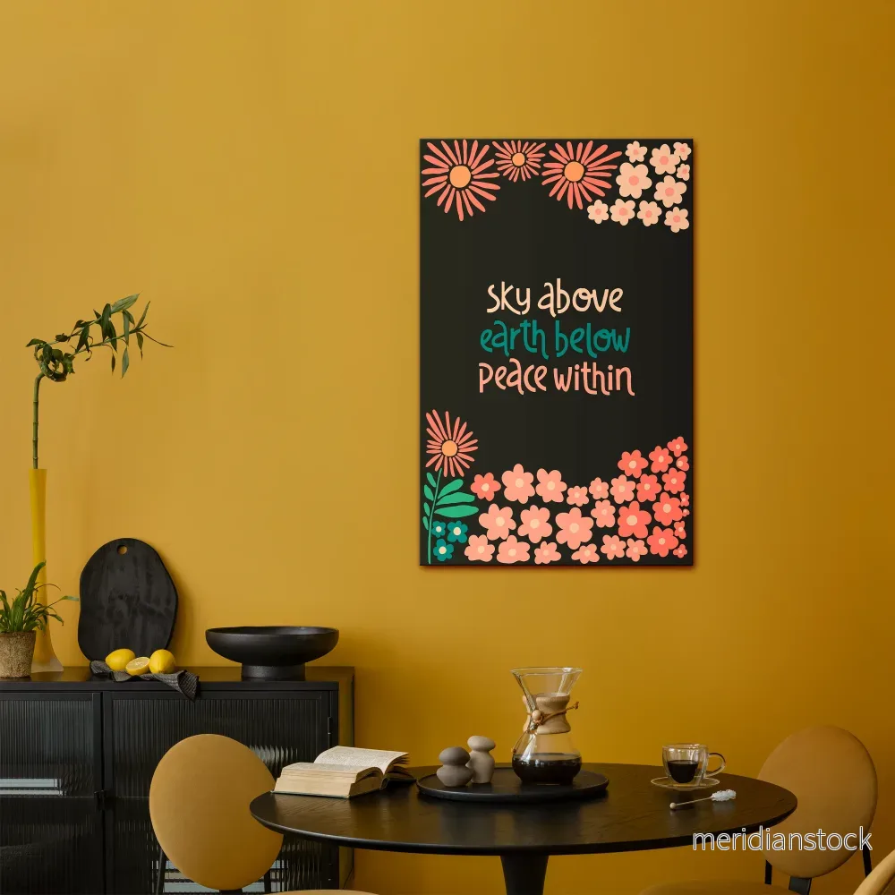 PEACE WITHIN Vertical Canvas Print - Bild 2