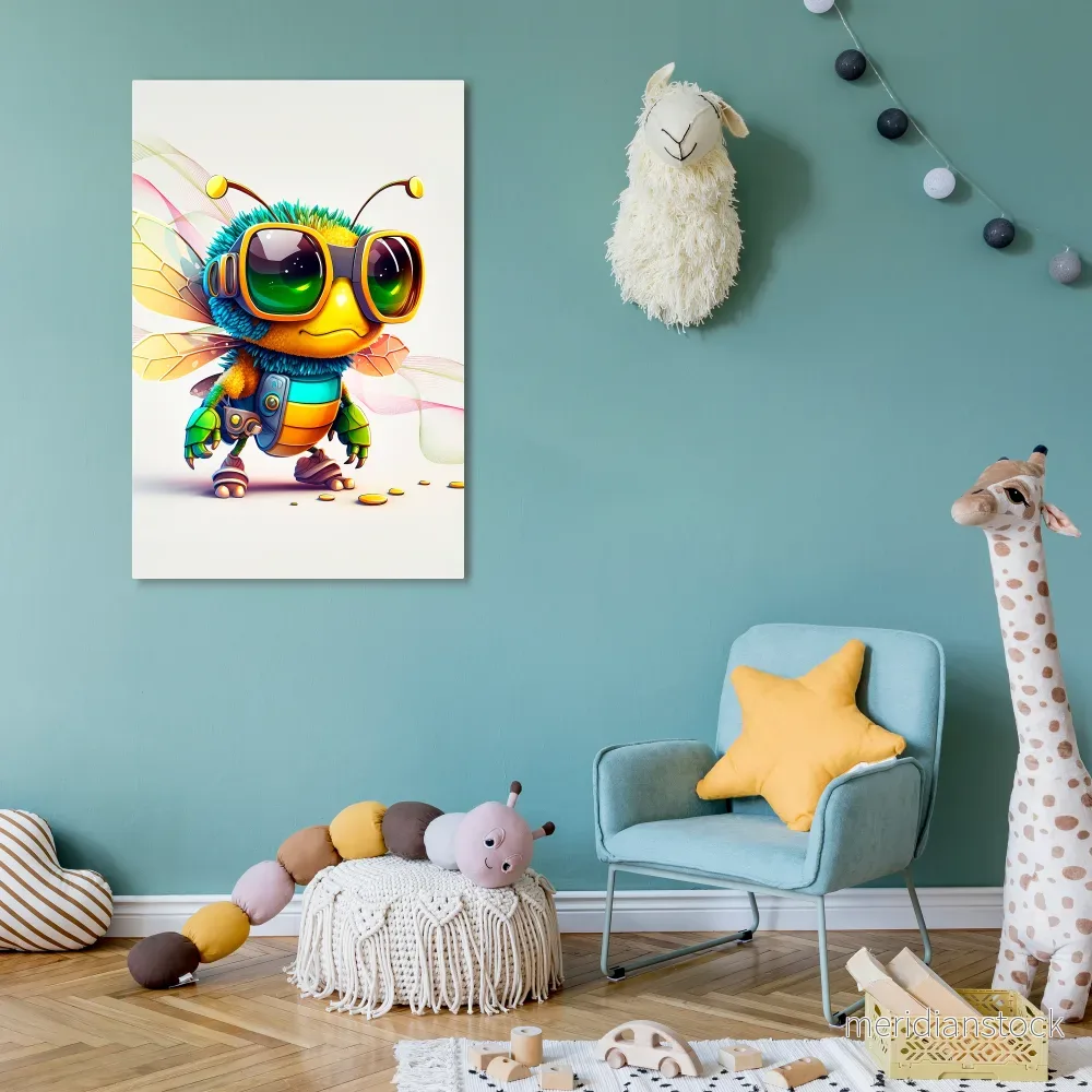 BUZZ BUDDY Vertical Canvas Print