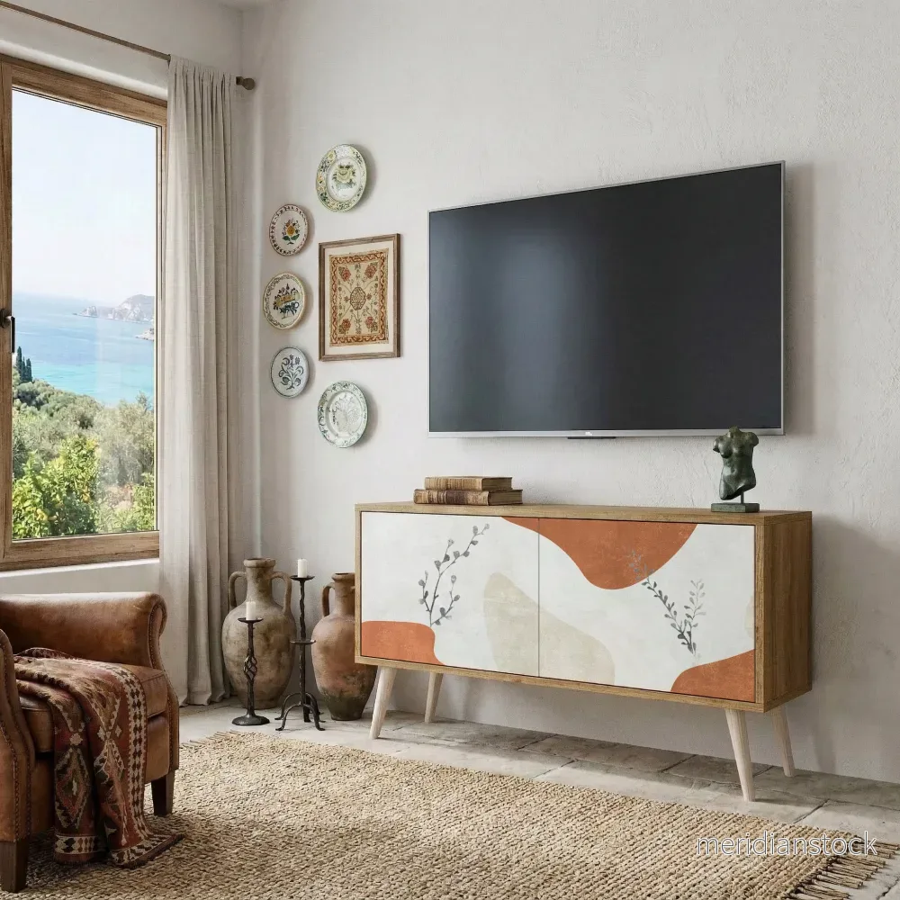 TRANQUIL TWIG Kompakt TV-bänk med 2 dörrar - Bild 3