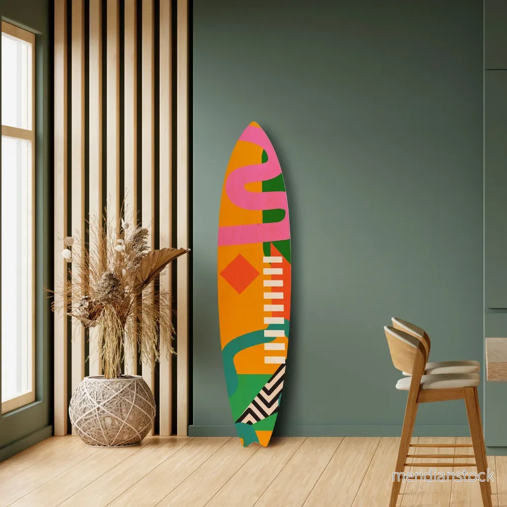 VIBRANT ENERGY Dekorativ Surfbräda