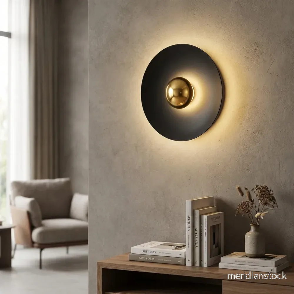 Rund halo-vägglampa – Auroryn Rund halo-vägglampa – Auroryn