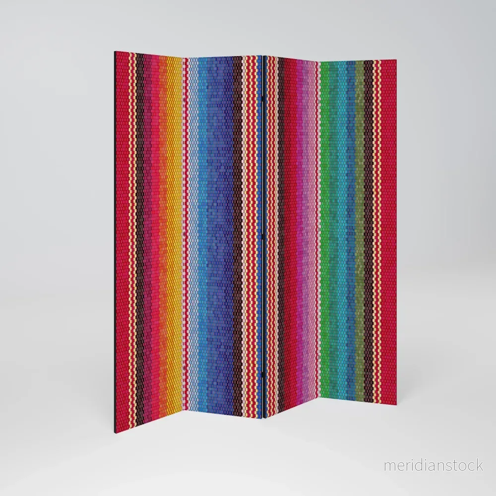 ETHNIC MEXICAN Rumsavdelare 4 paneler