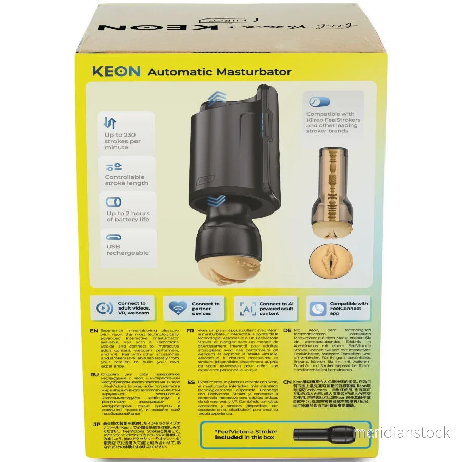 KIIROO - KEON WIFI COMBO VICTORIA JUNE AUTOMATIC MASTURBATOR + FEEL STROKER - Bild 2