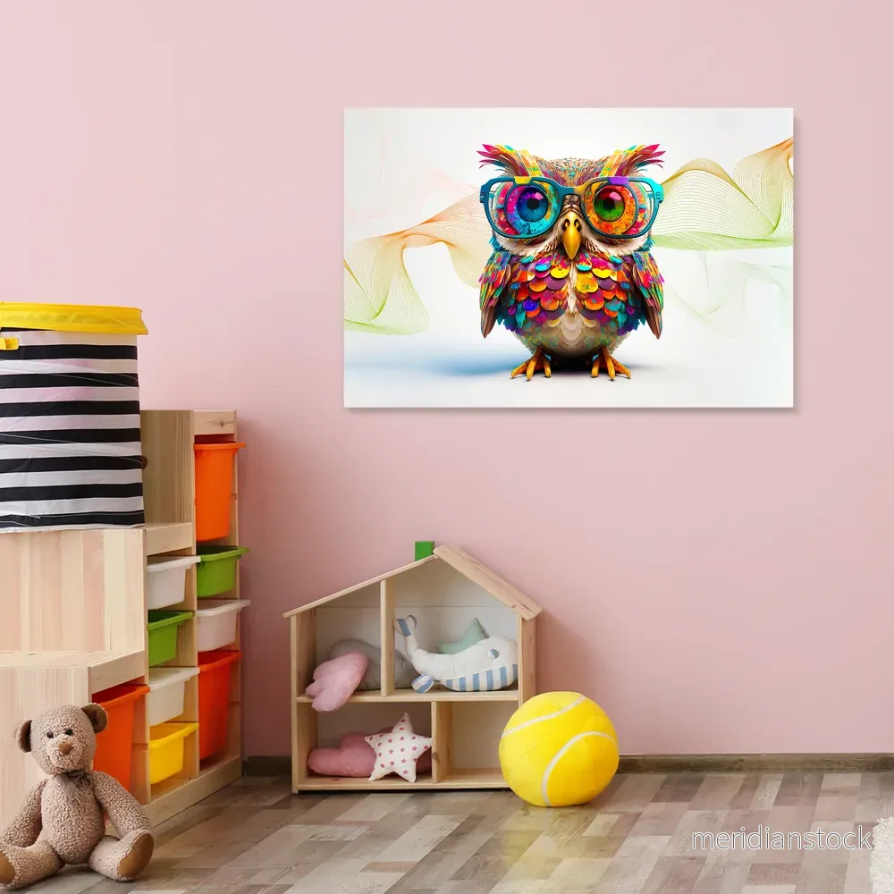 HOOT HOOT Horizontal Canvas Print - Bild 2