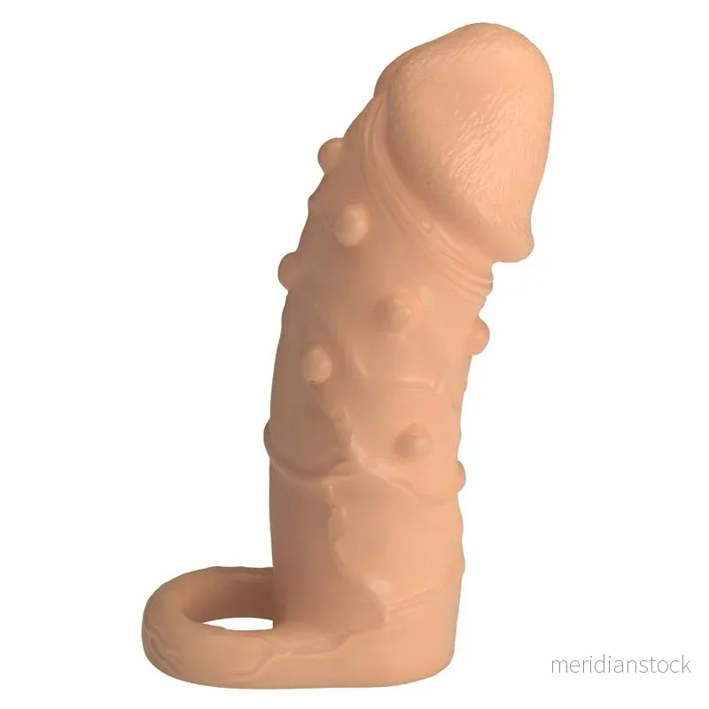 PRETTY LOVE - DORT PENIS EXTENSION SLEEVE 14 CM Ø 4 CM NATURAL - Bild 2