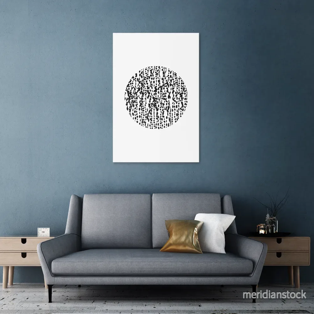 LUNAR LOOM Vertical Canvas Print - Bild 2