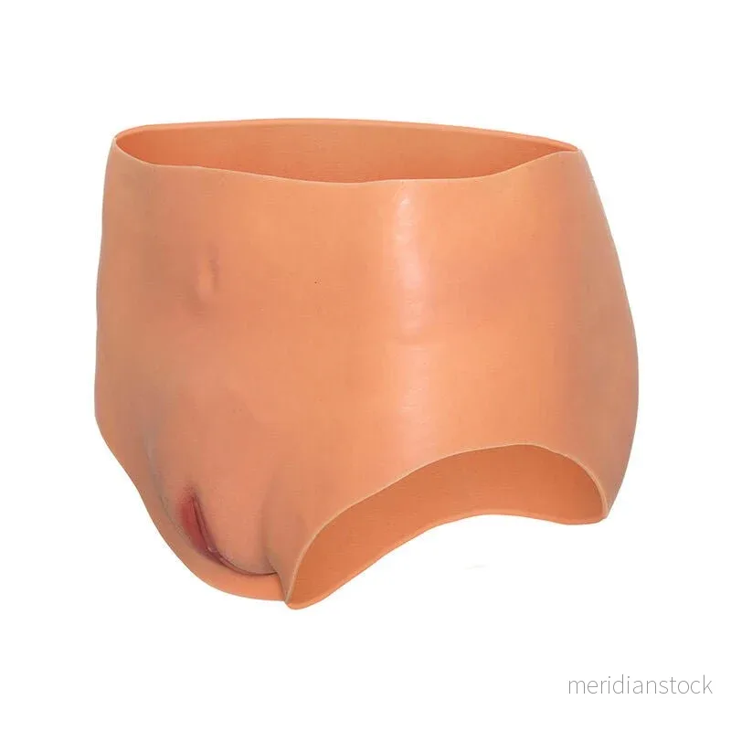 HIDDEN DESIRE - ALTER EGO OPEN VAGINA BRIEF HIGH WAIST FLESH