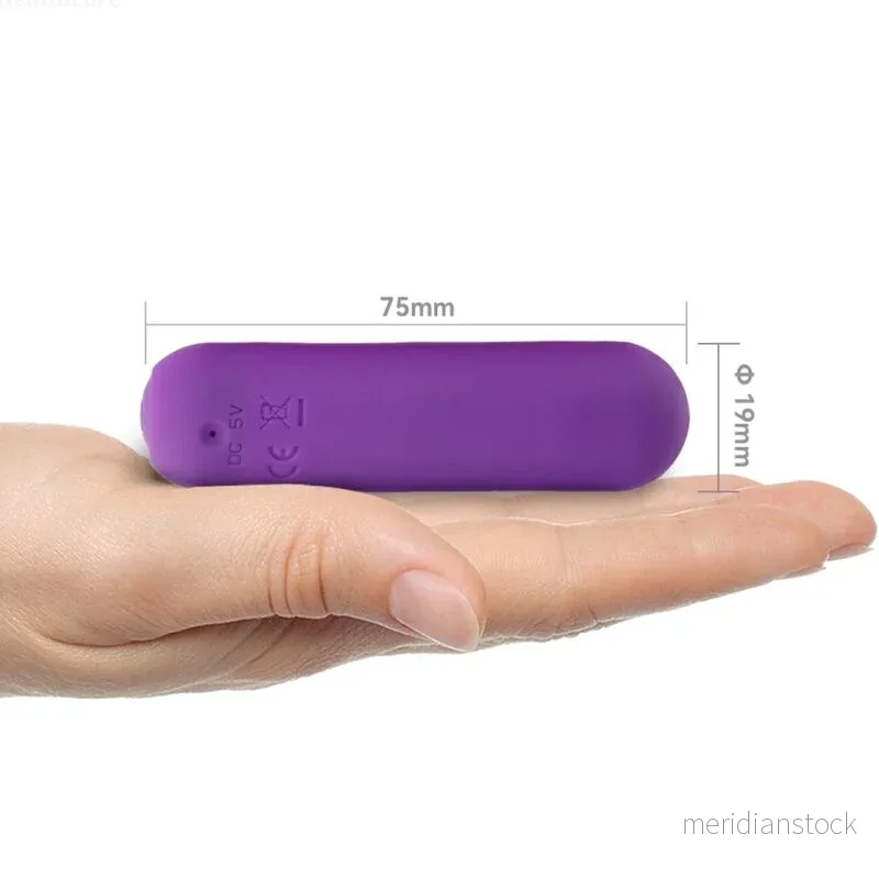 ARMONY - SPLASH HAHA VIBRATOR BULLET SILICONE 10 VIBRATIONS 75 X 19 CM PURPLE - Bild 3