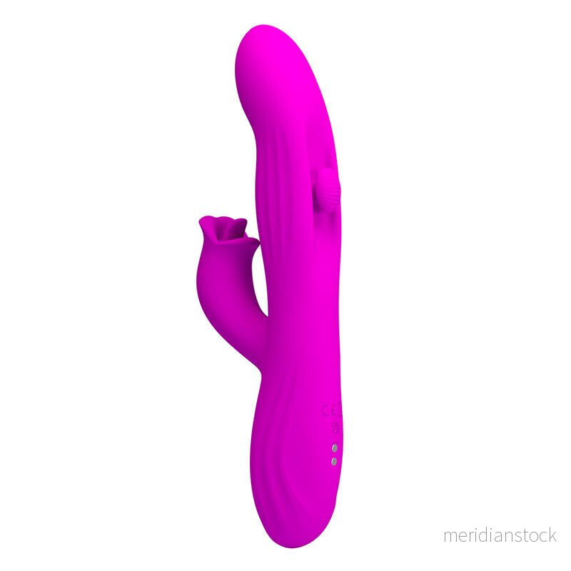 PRETTY LOVE - YALANDA RABBIT OSCILLATING VIBRATOR WITH LED DISPLAY PURPLE - Bild 2