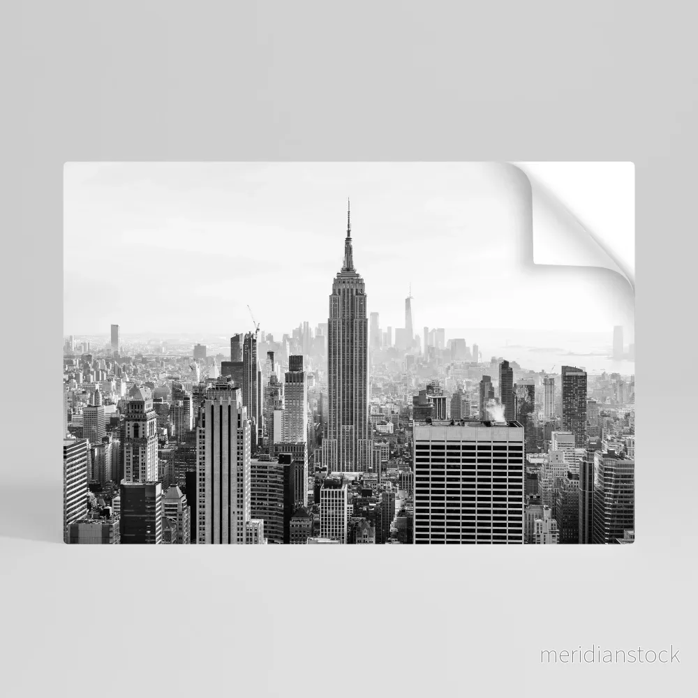 EMPIRE STATE BUILDING Självhäftande Horisontell Poster EMPIRE STATE BUILDING Självhäftande Horisontell Poster