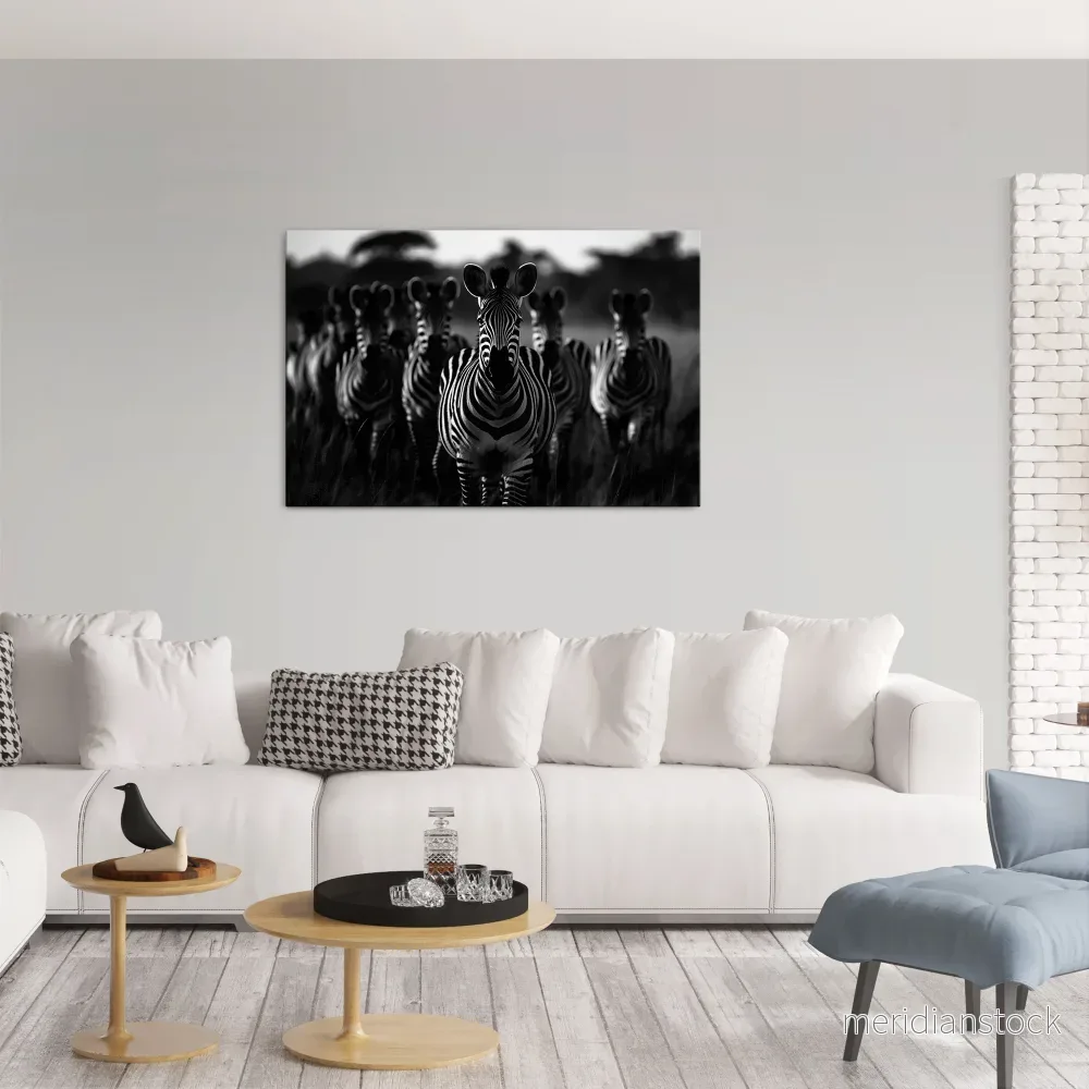 STRIPED SYMPHONY SAGA Horizontal Canvas Print - Bild 2
