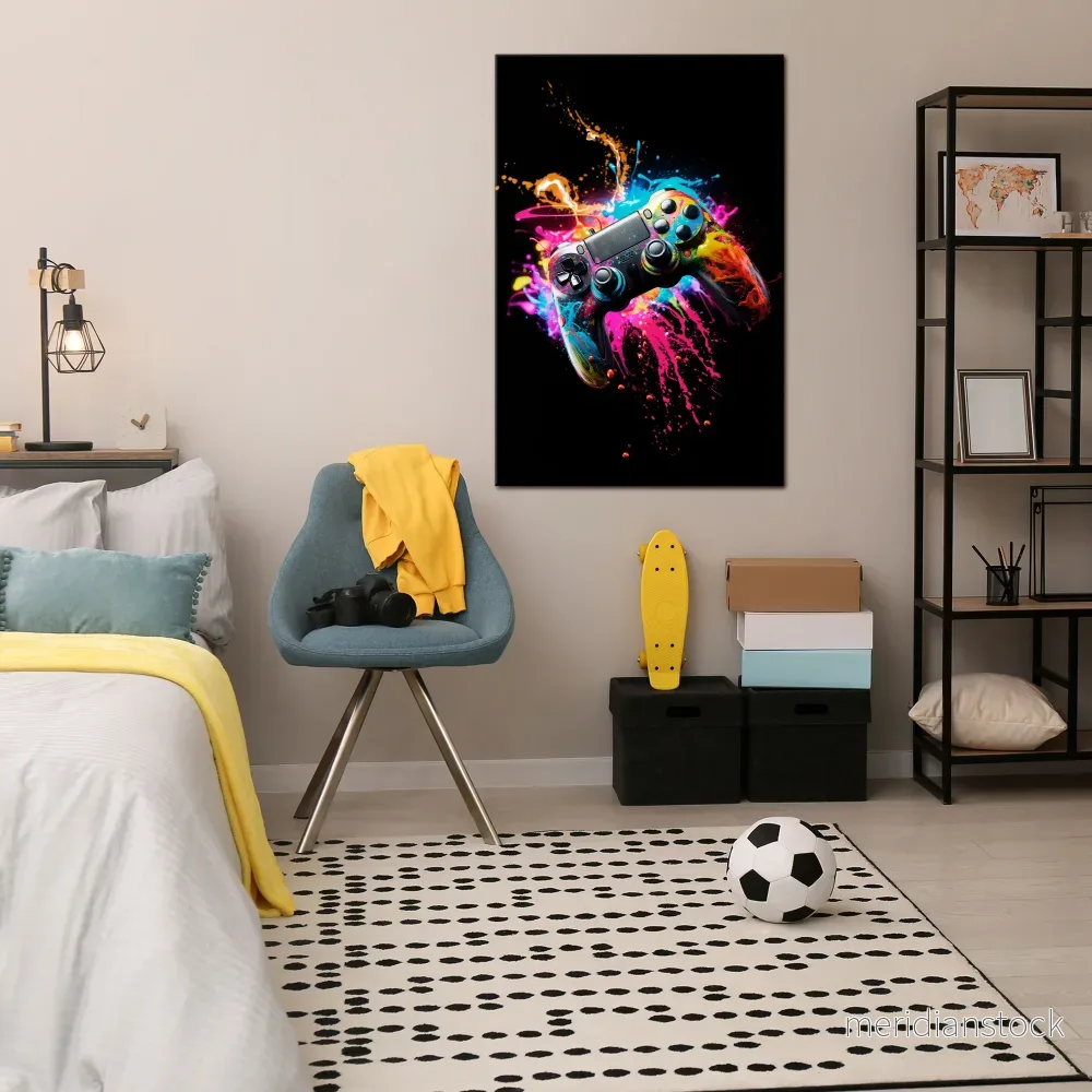 GAMING LUSH Vertical Canvas Print GAMING LUSH Vertical Canvas Print