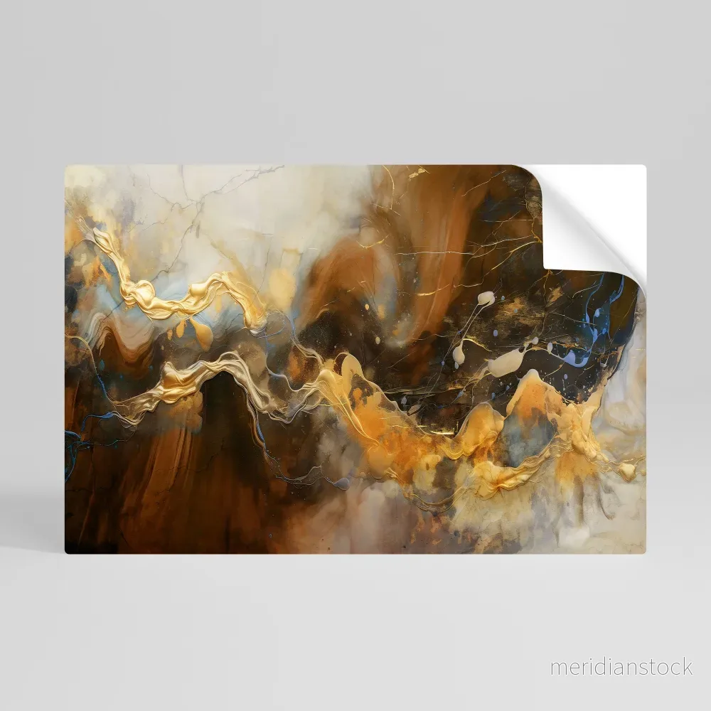FLUID SYMPHONY Självhäftande Horisontell Poster - Bild 2
