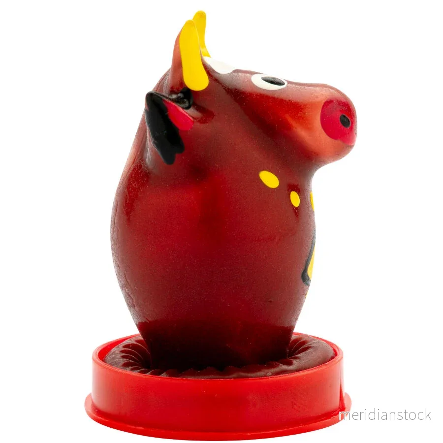 CONDOMERIE - HANDPAINTED NOVELTY CONDOMS BULL MODEL 1 - Bild 2