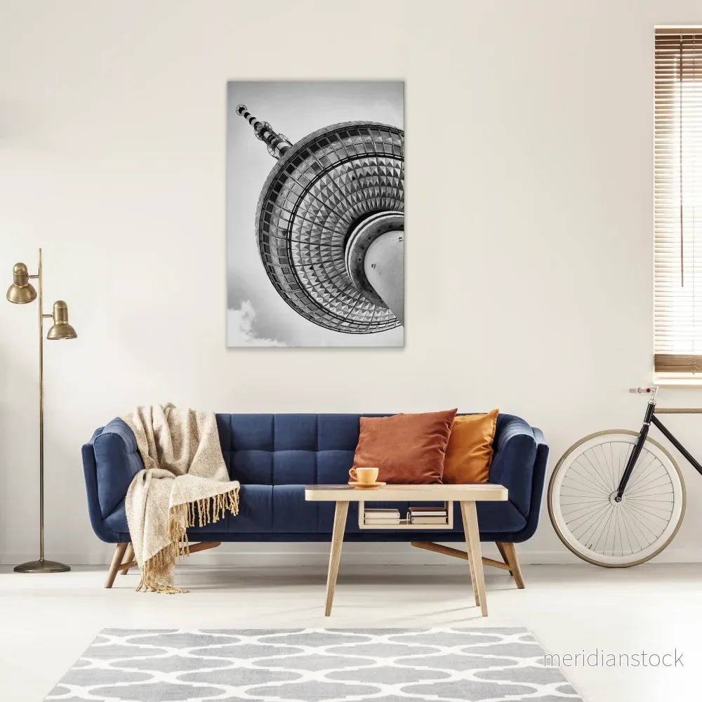 BERLINER FERNSEHTURM Vertical Canvas Print - Bild 2
