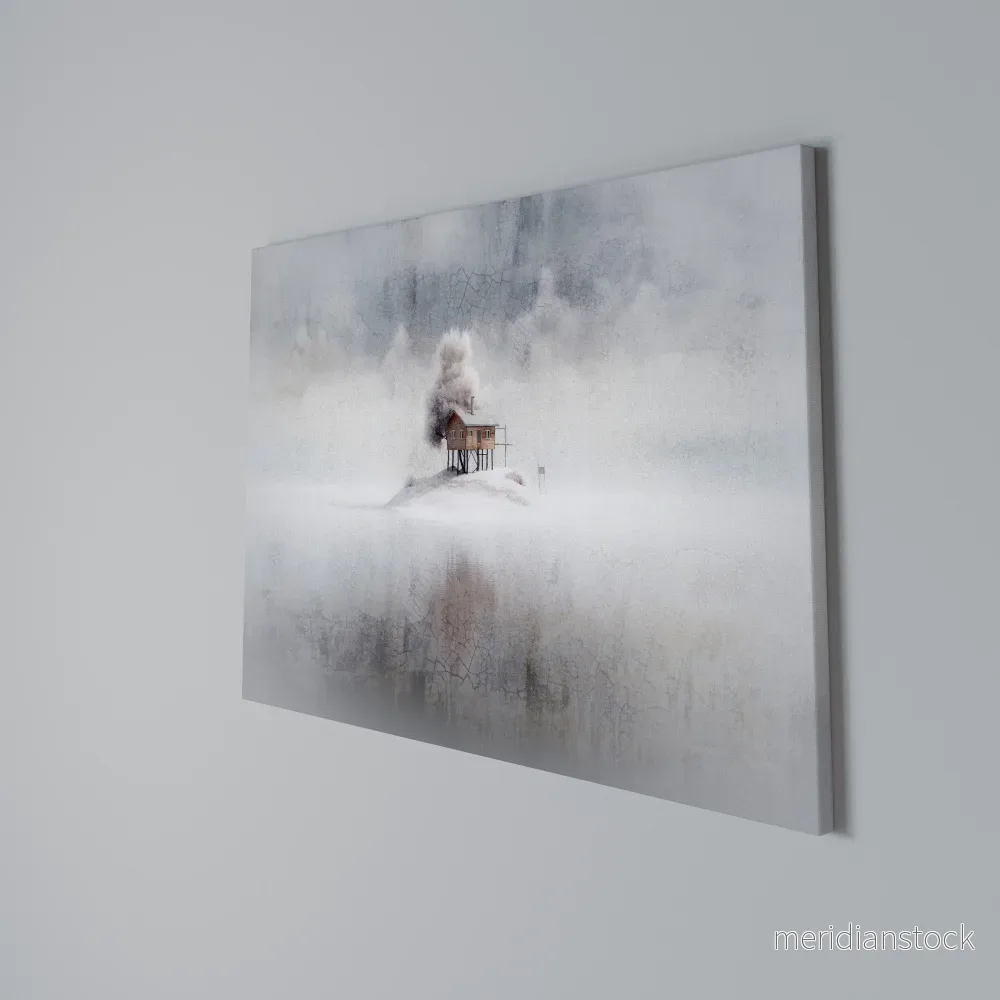 SILENT CABIN Horizontal Canvas Print - Bild 3