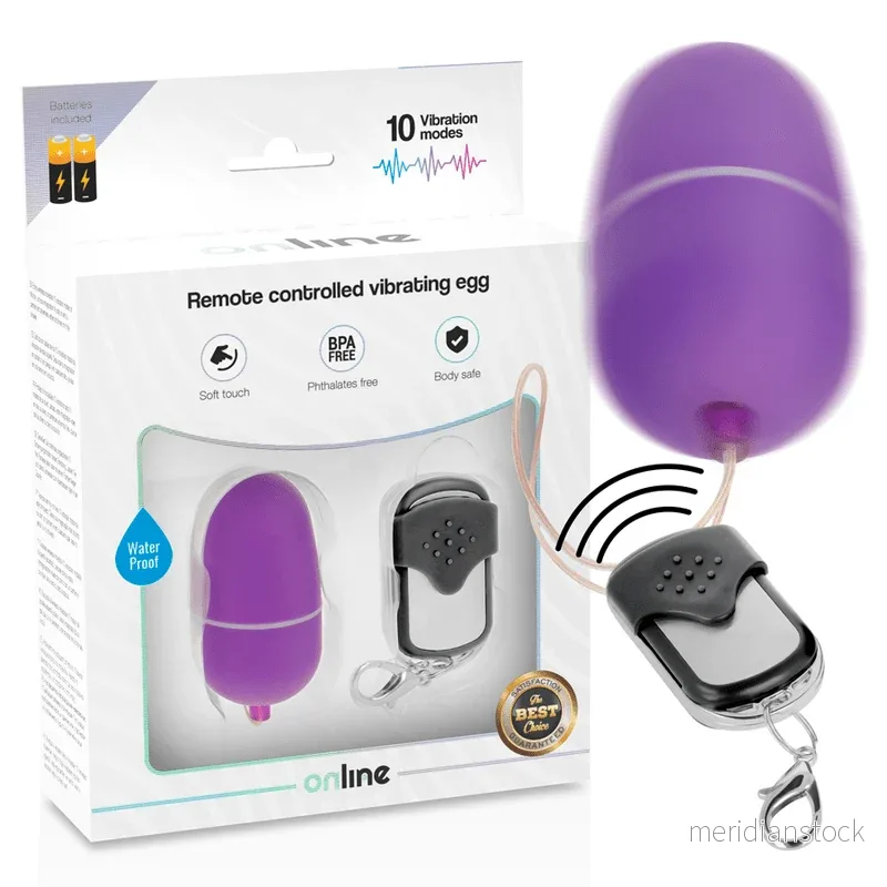 ONLINE - REMOTE CONTROL VIBRATING EGG M PURPLE - Bild 3
