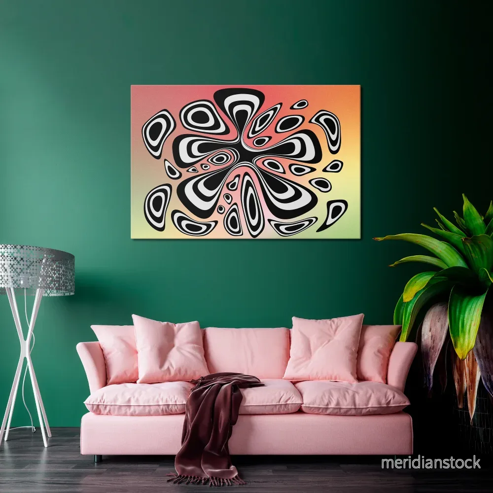 ILLUSIONARY SPLASH Horizontal Canvas Print - Bild 2