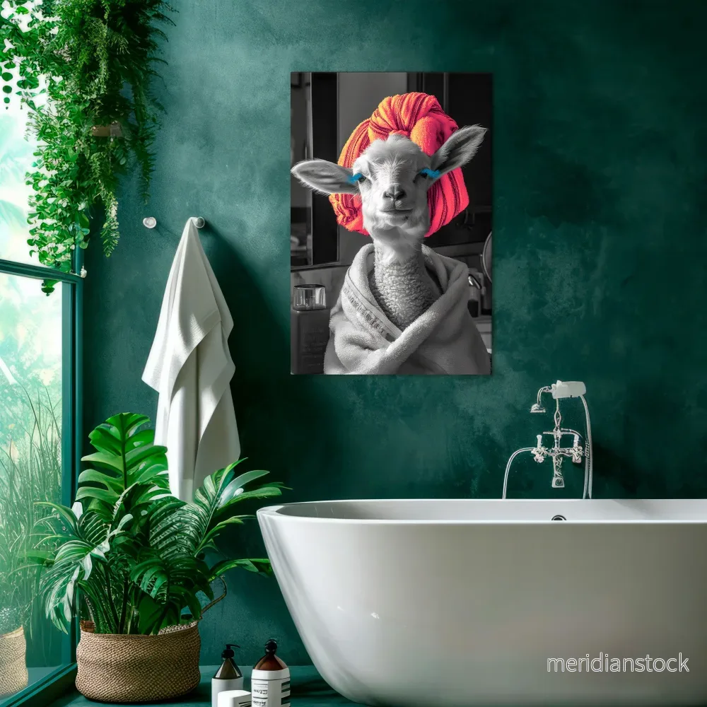 COUTURE CUDDLE Vertical Canvas Print