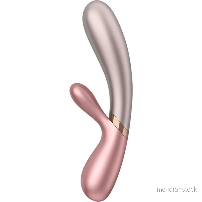 SATISFYER - HOT LOVER VIBRATOR ROSE & BEIGE