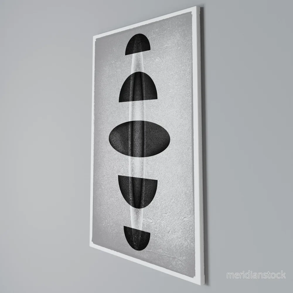 OBSIDIAN ODYSSEY Vertical Canvas Print - Bild 3