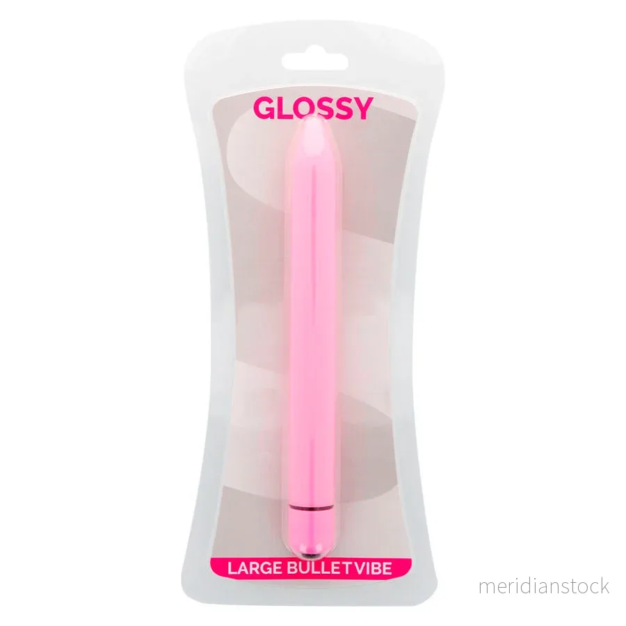GLOSSY - SLIM VIBRATOR PINK