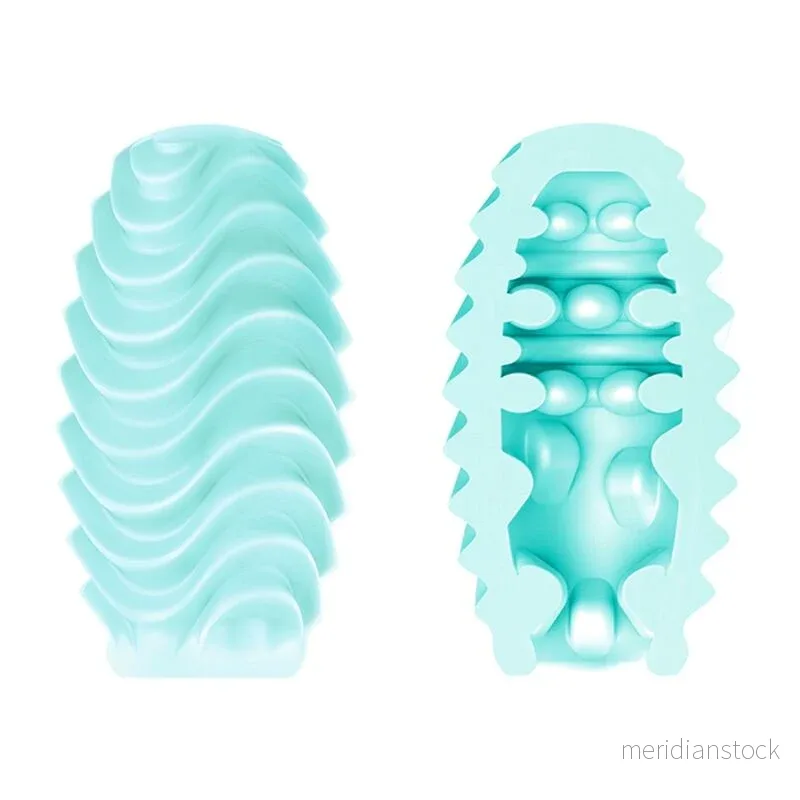 PRETTY LOVE - TURQUOISE DOUBLE SIDED MASTURBATOR EGG - Bild 2