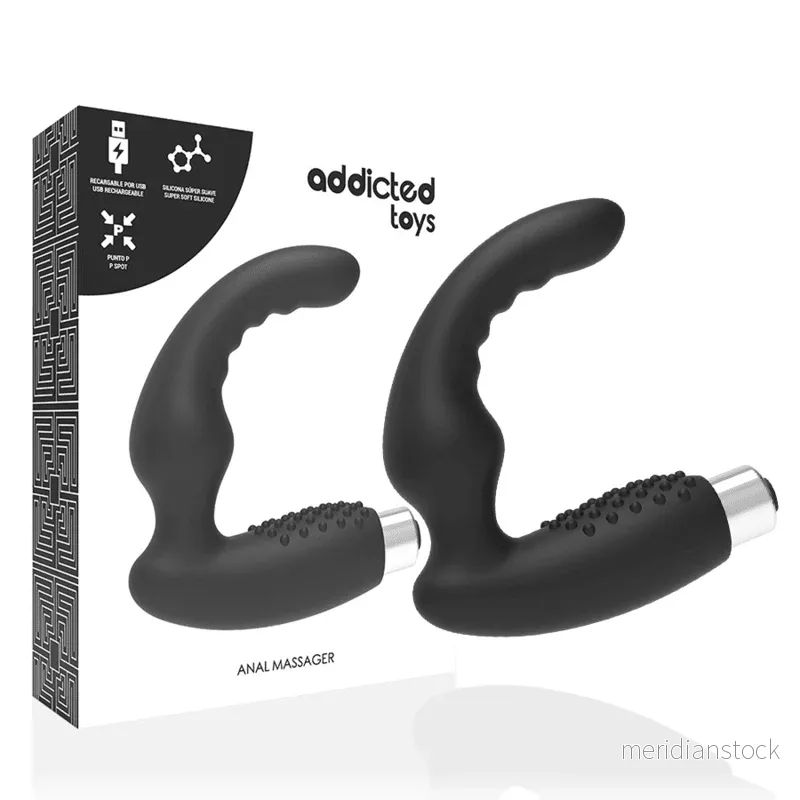 ADDICTED TOYS - PROSTATIC VIBRATOR RECHARGEABLE MODEL 2 - BLACK - Bild 2