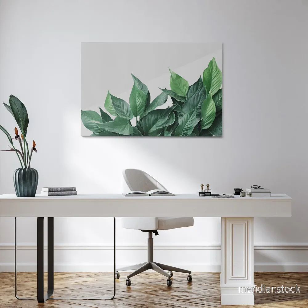 LUSH LEAFY WHIMSY Horizontal Canvas Print - Bild 2