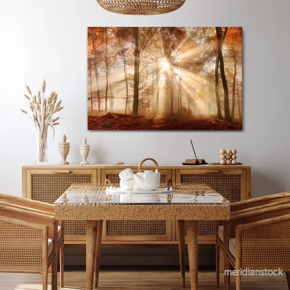 WHISPERS OF AUTUMN Horizontal Canvas Print - Bild 2