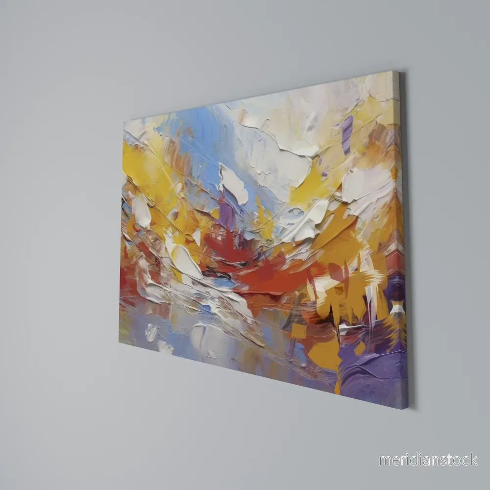 COLORFUL REVERIE Horizontal Canvas Print - Bild 3