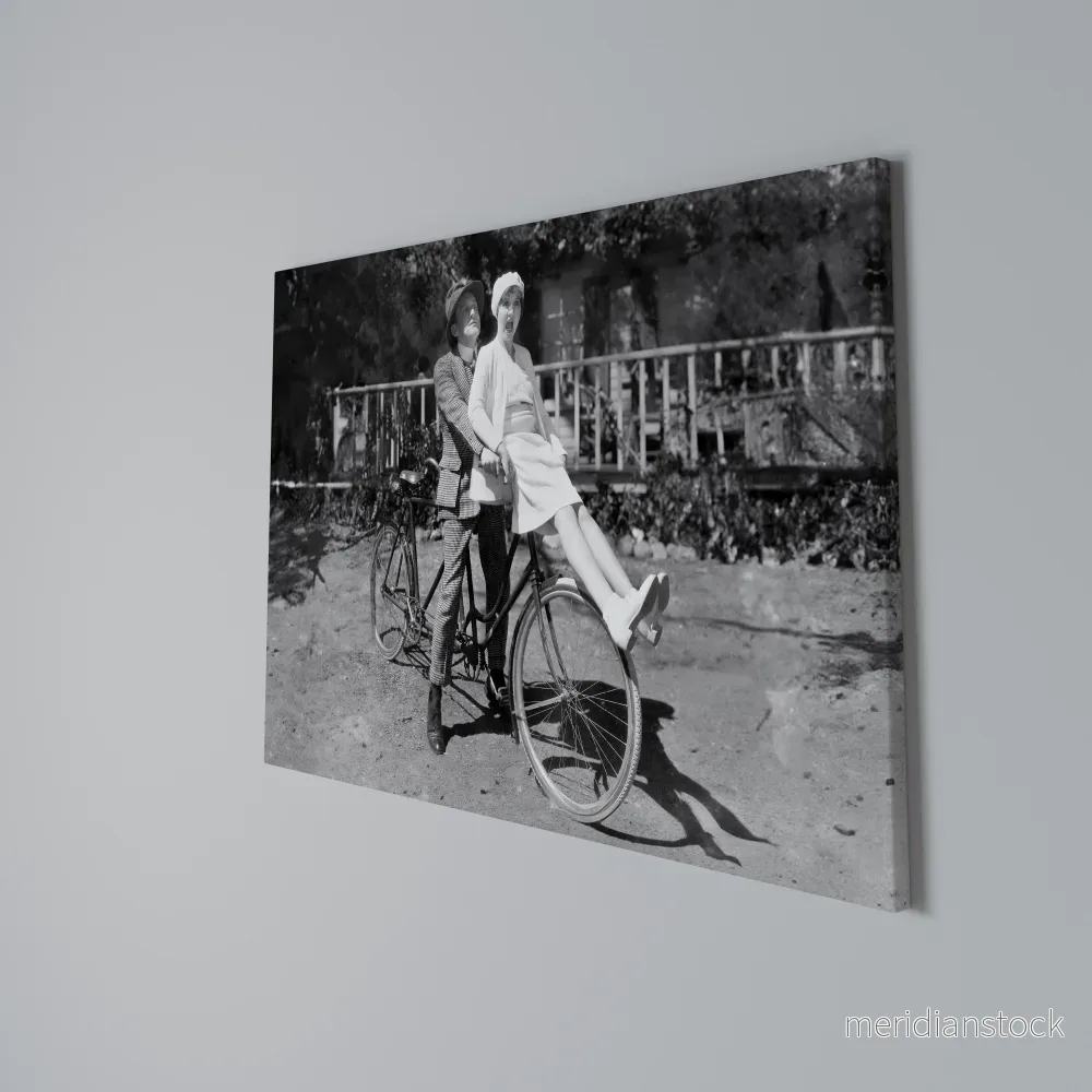 RIDING THROUGH TIME Horizontal Canvas Print - Bild 3