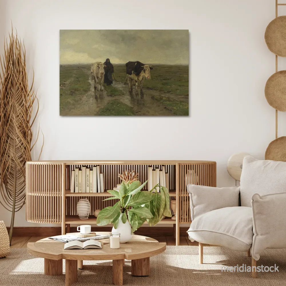 RAINY REFLECTIONS Horizontal Canvas Print