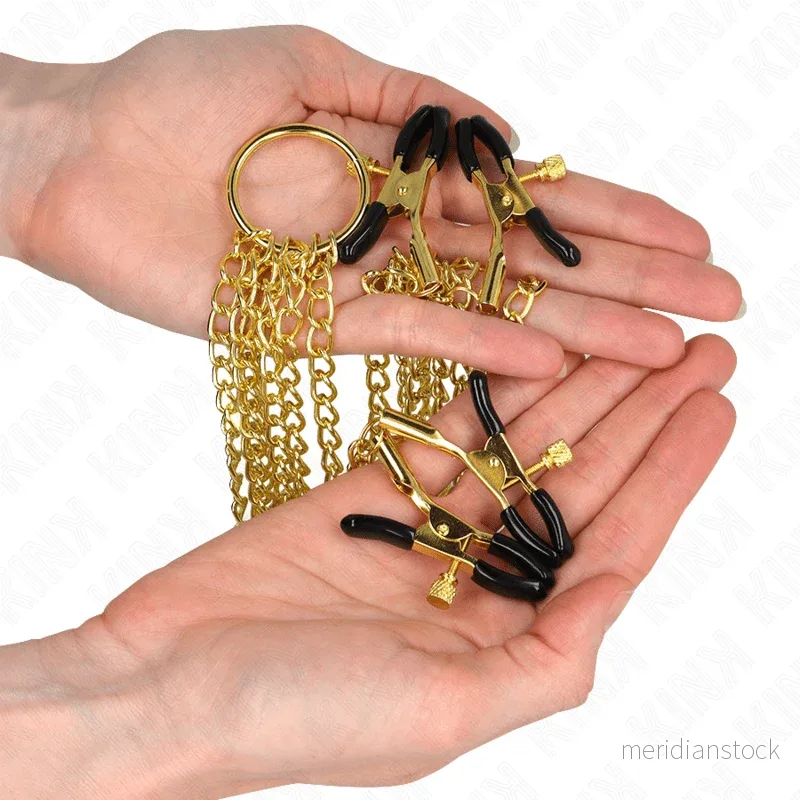 KINK - 4 NIPPLE AND CLIT CLAMPS ADJUSTABLE GOLD - Bild 2