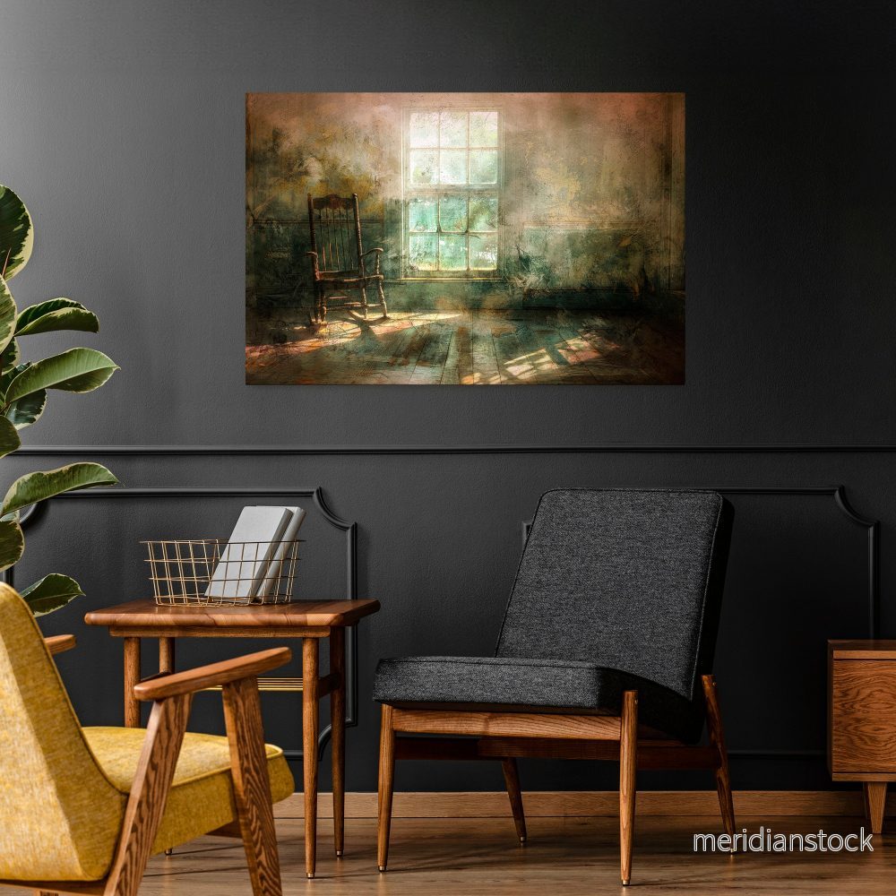 SUNLIT STILLNESS Horizontal Canvas Print