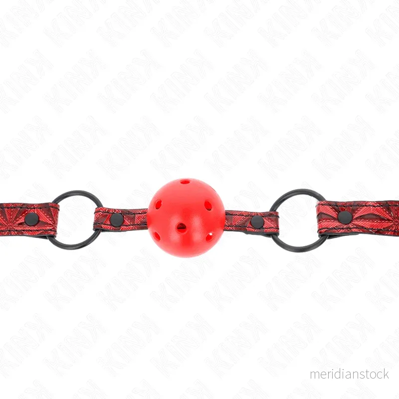 KINK - DIAMOND PATTERN BALL 4.5 CM GAG MODEL 1 64.5 CM ADJUSTABLE 42-60 CM - Bild 3