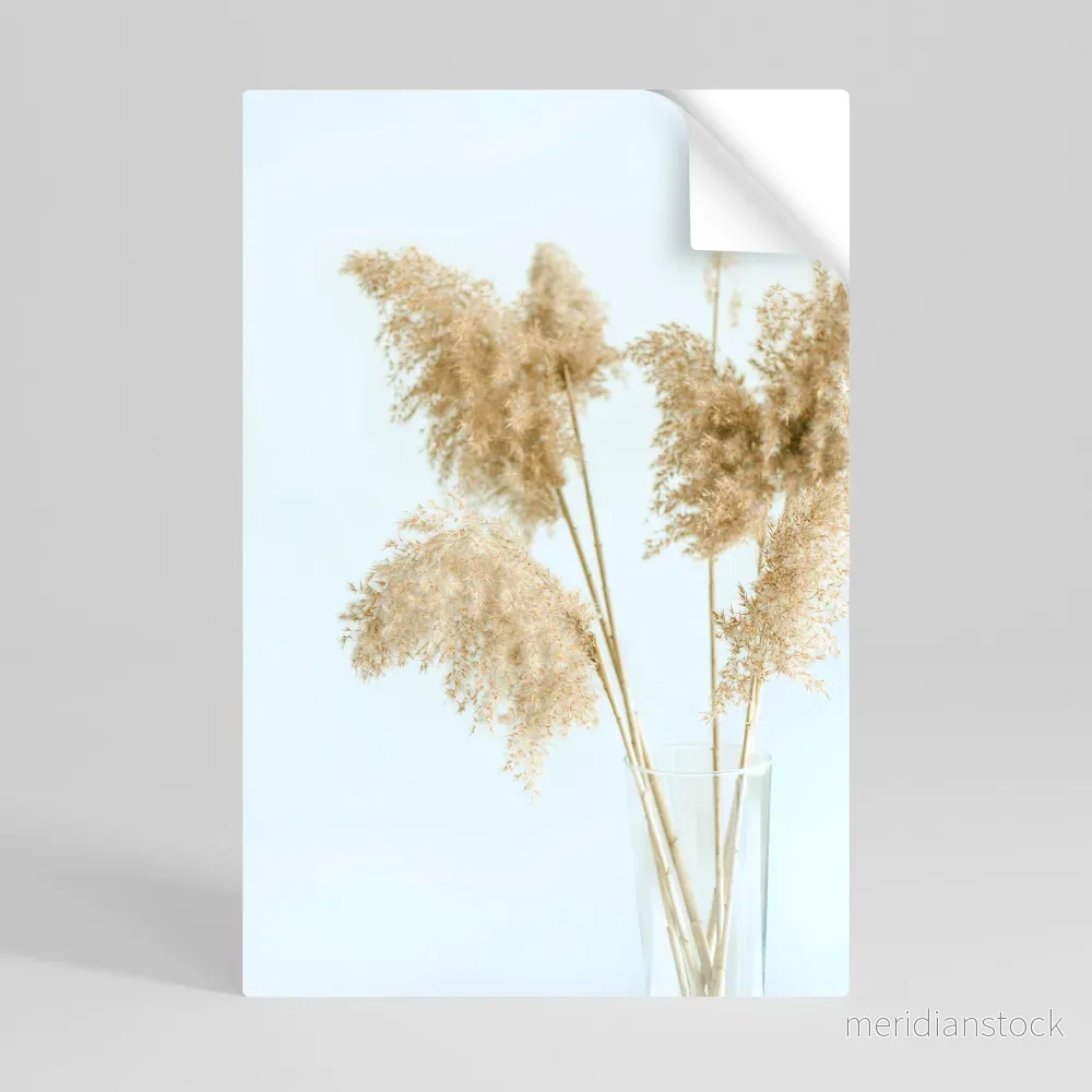ELEGANT GRASSY SERENITY Självhäftande Vertikal Poster