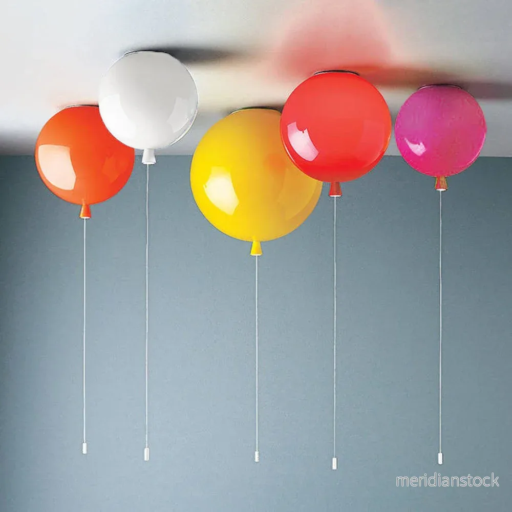 Kompakt, modern LED-ballongtaklampa – AuraLite - Bild 3