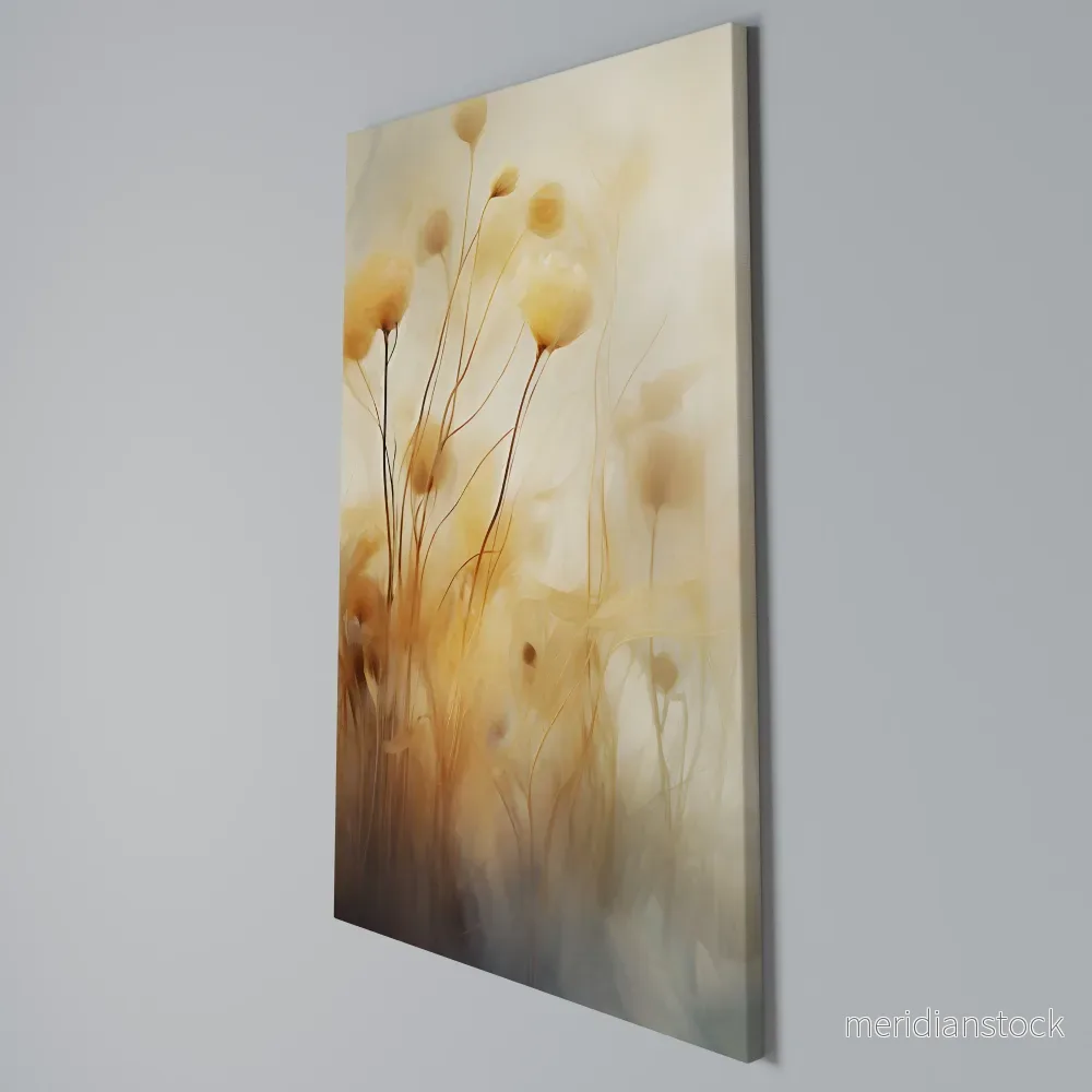GOLDEN HUE EMBRACE Vertical Canvas Print - Bild 3