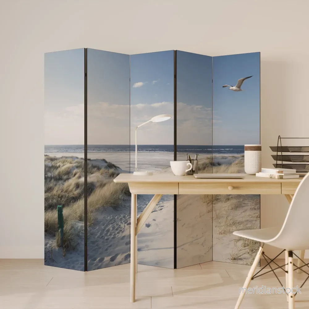 SEASIDE DREAMING Dekorativ rumsavdelare – 5 paneler - Bild 3
