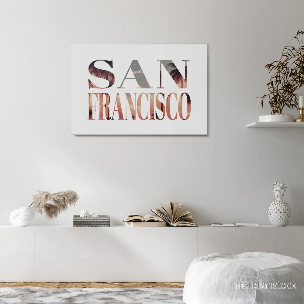 SAN FRANCISCO Horizontal Canvas Print