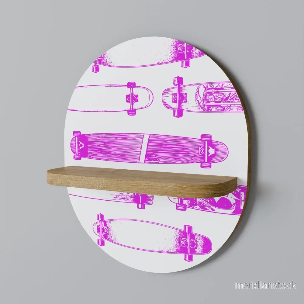 SKATEBOARD SKETCH Dekorationshylla