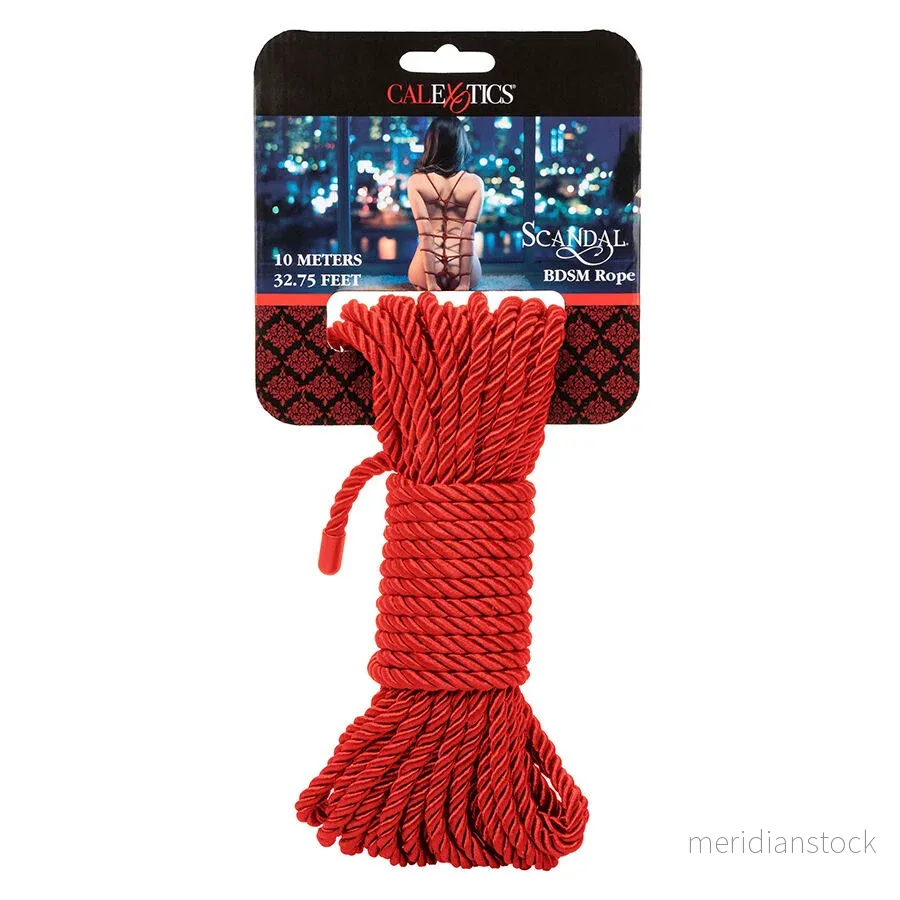 CALEXOTICS - SCANDAL RED BDSM ROPE 10 M