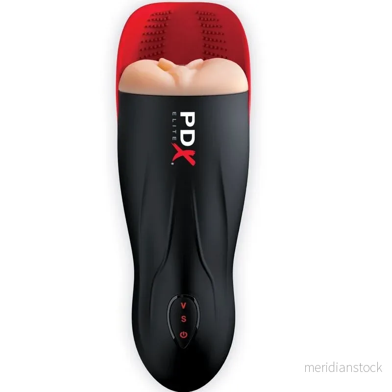 PDX ELITE - STROKER FUCK-O-MATIC VAGINA DOUBLE VIBRATION PENIS & TESTICLES - Bild 2