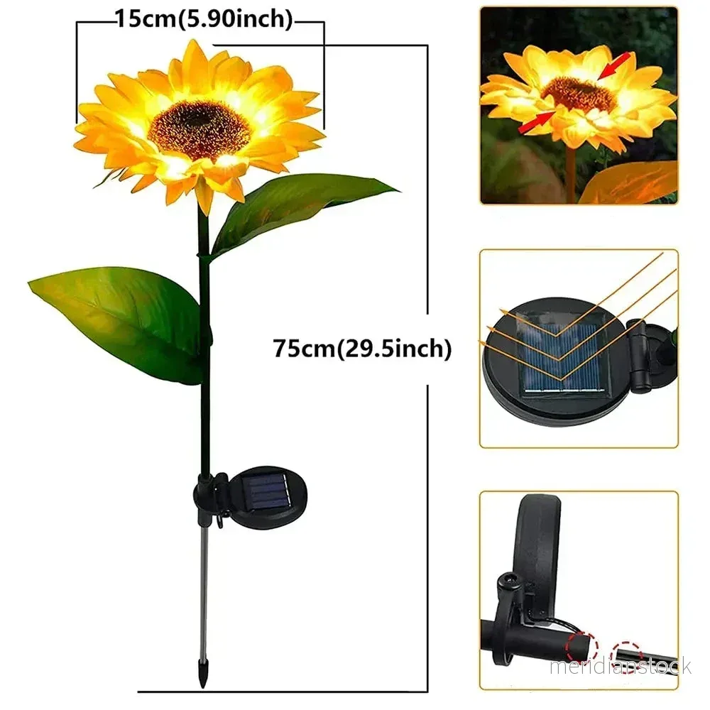 Vattentät solroslampa – SolarBloom - Bild 3