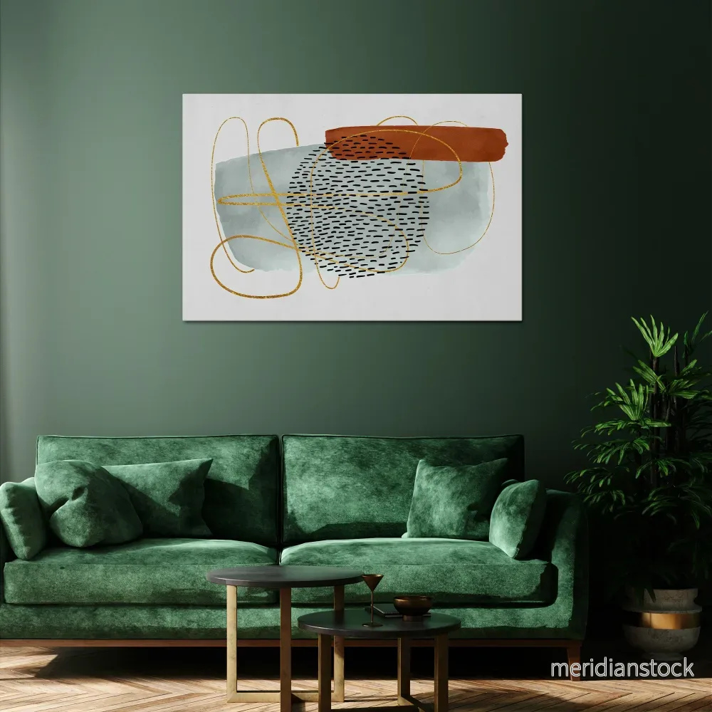 WRAPPED IN FORM Horizontal Canvas Print