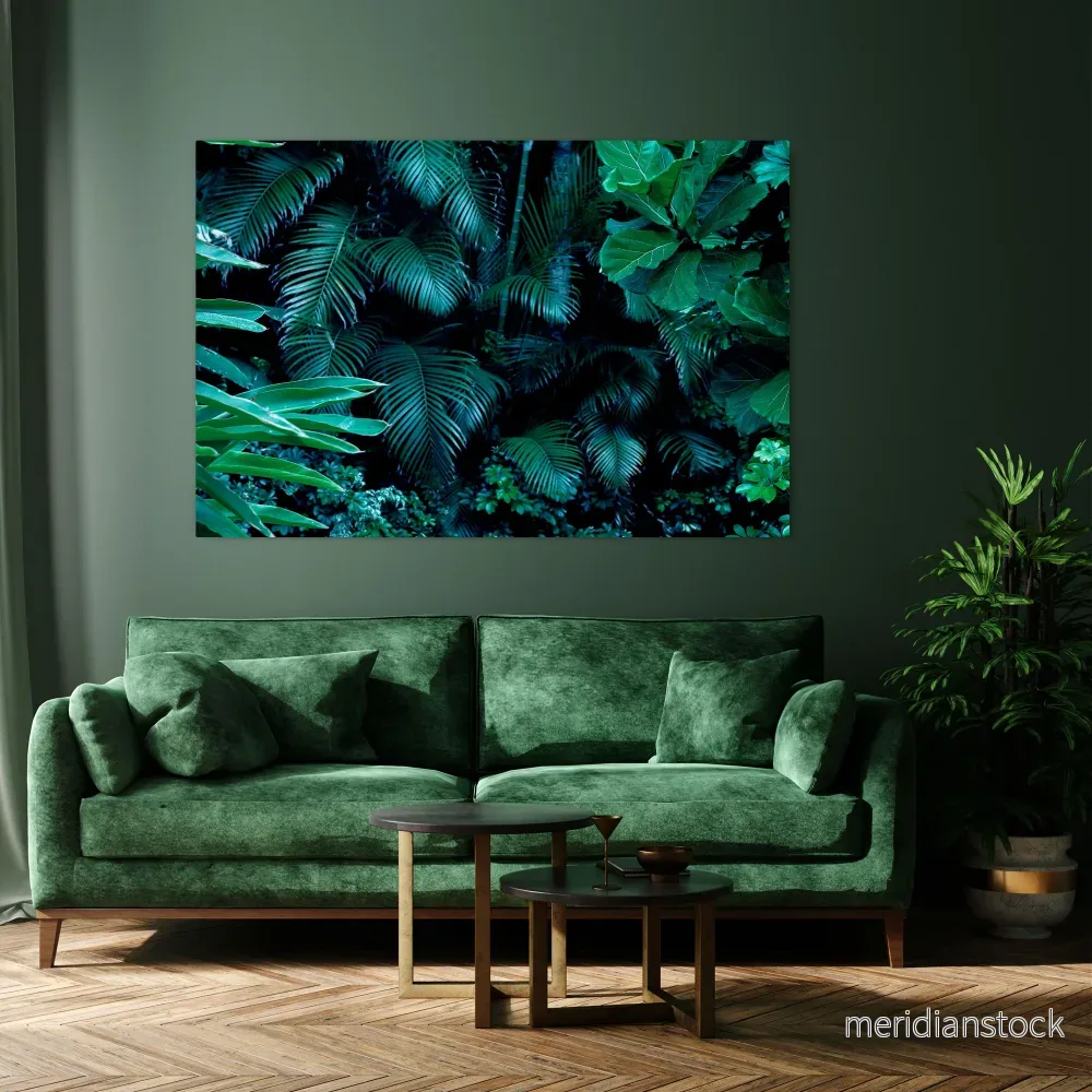 DEEP JUNGLE SERENADE Horizontal Canvas Print - Bild 2