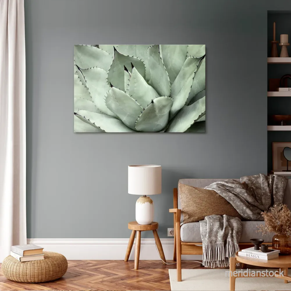 MYSTICAL SUCCULENT DREAM Horizontal Canvas Print - Bild 2