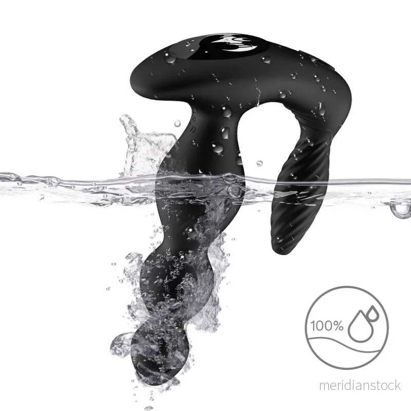 ARMONY - MANFUN VIBRATOR & STIMULATOR ANAL PLUG REMOTE CONTROL BLACK - Bild 3