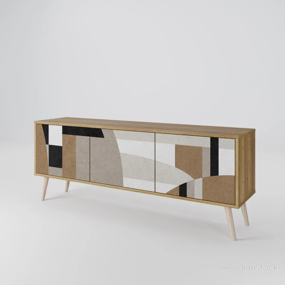 DELICATE MEMENTO TV-bänk med 3 dörrar